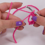Gently pull the ring together at the short thread, not too tight yet