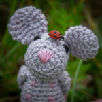 Friends for life! Mini-Rosalie with her ladybird